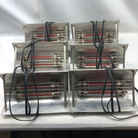  Panasonic パナソニック 工具関連用品 コルツヒーター 本体のみ 200v ６個セット NK-RH22CE シルバー