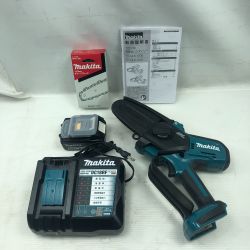 ◇◇ MAKITA マキタ 工具関連用品 充電式ハンディソー 充電器・充電池1個付 コードレス式  MUC101D ブルー Cランク