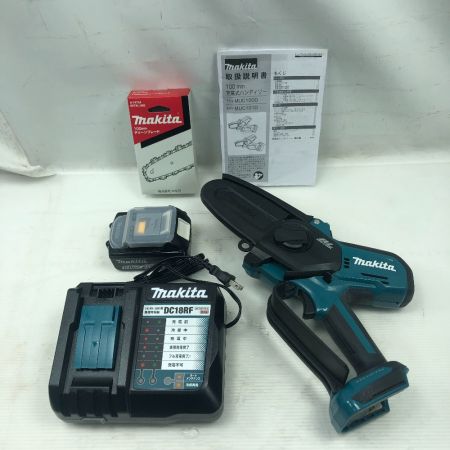  MAKITA マキタ 工具関連用品 充電式ハンディソー 充電器・充電池1個付 コードレス式  MUC101D ブルー
