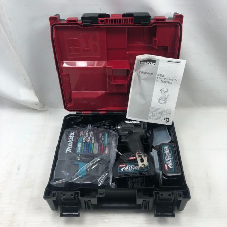  MAKITA マキタ 締め付け工具 インパクトドライバ 未使用品(S) 付属品完備 TD002GRDXB ブラック
