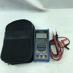◇◇ HIOKI 工具 ハンドツール テスター デジタルマルチメータ ケース付 DT4256 ブルー Cランク