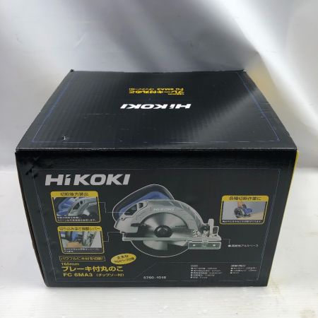  HiKOKI ハイコーキ 切断工具 丸のこ チップソー付 コード式 FC6MA3 ブルー