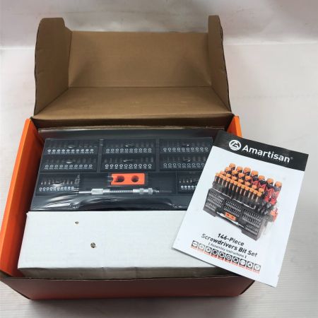  Amartisan 工具 ハンドツール 磁気ドライバーセット 未使用品(S) 付属品完備 AM9876 オレンジ