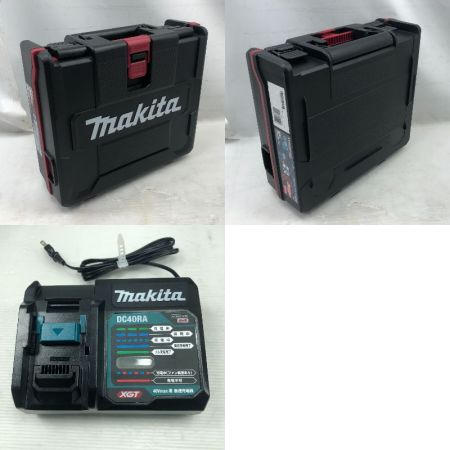  MAKITA マキタ 締め付け工具 インパクトドライバ 充電器・充電池2個・ケース付 コードレス式 40v TD002GRDX ブルー