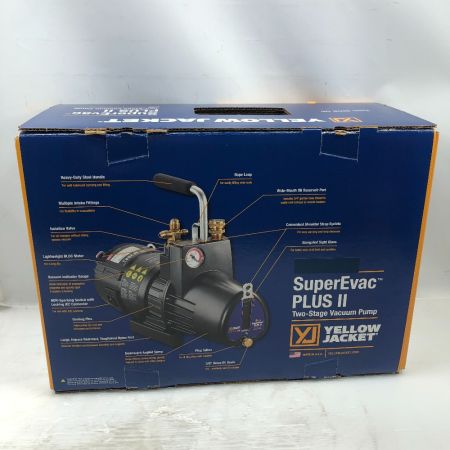  YELLOW JACKET 工具関連用品 真空ポンプ SUPEREVACPLUS2 シルバー