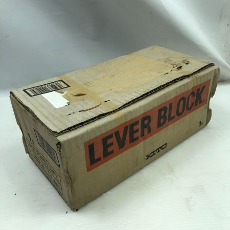  KITO キトー 工具関連用品 レバーブロック 未使用品(S) 付属品完備 LB010 イエロー