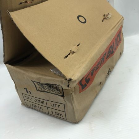  KITO キトー 工具関連用品 レバーブロック 未使用品(S) LB010 イエロー