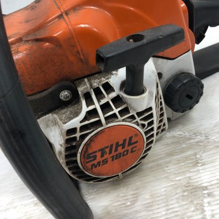  STIHL 切断工具 チェーンソー 本体のみ 2サイクル MS180C オレンジ