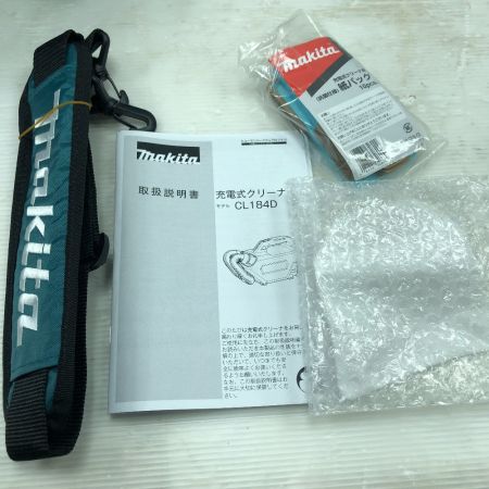  MAKITA マキタ 工具関連用品 クリーナー ホース・ノズル・ケース付 CL184D ブルー