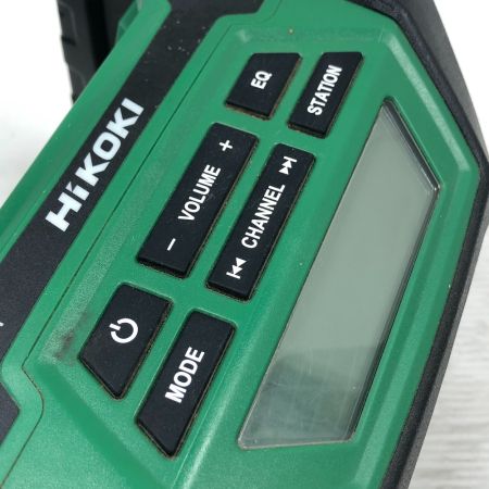  HiKOKI ハイコーキ 工具関連用品 バッテリー式ラジオ コードレス式 UR18DA グリーン