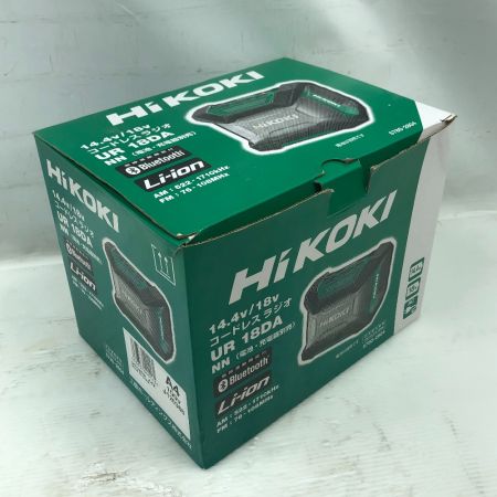  HiKOKI ハイコーキ 工具関連用品 バッテリー式ラジオ コードレス式 UR18DA グリーン