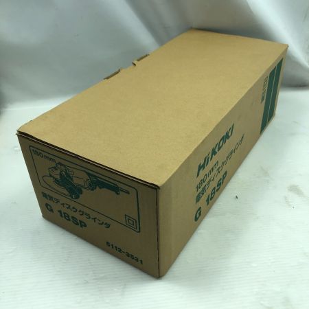  HiKOKI ハイコーキ 研磨工具 ディスクグラインダー 未使用品(S) 付属品完備 コード式 100v G18SP グリーン