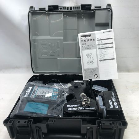  MAKITA マキタ 締め付け工具 インパクトドライバ 充電器・充電池2個・ケース付 TD173DRGXB ブラック