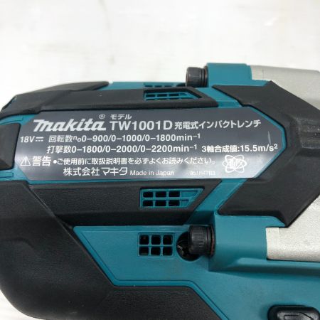  MAKITA マキタ 締め付け工具 インパクトレンチ TW1001D ブルー