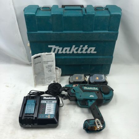  MAKITA マキタ 工具関連用品 充電式鉄筋結束機 充電器・充電池2個・ケース付 コードレス式 TR180D ブルー