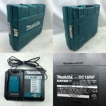  MAKITA マキタ 工具関連用品 充電式鉄筋結束機 充電器・充電池2個・ケース付 コードレス式 TR180D ブルー