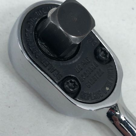  Snap-on スナップオン 工具 ハンドツール ラチェットハンドル 本体のみ FC72 シルバー