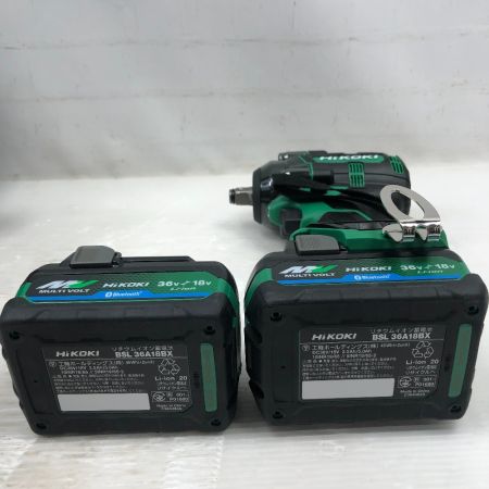  HiKOKI ハイコーキ 締め付け工具 インパクトレンチ 未使用品(S) 付属品完備 コードレス式 WR36DH グリーン