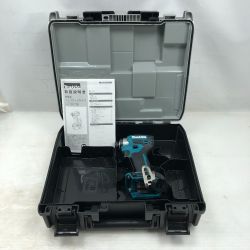 ◇◇ MAKITA マキタ 工具 インパクトドライバ 未使用品(S) ケース付 TD173D ブルー Sランク