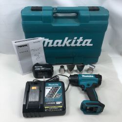 ◇◇ MAKITA マキタ 工具 ヒートガン 充電器・充電池1個・ケース付 HG181D ブルー Cランク