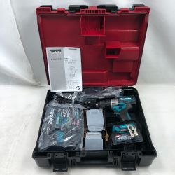 ◇◇ MAKITA マキタ 締め付け工具 ドライバドリル 未使用品(S) 充電器・充電池2個・ケース付 コードレス式 40v DF001GRDX ブルー Sランク