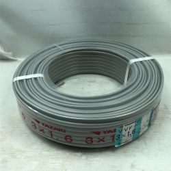 ◇◇ YAZAKI 工具 電材 VVFケーブル 未使用品(S) 3芯 1.6mm×100m Sランク