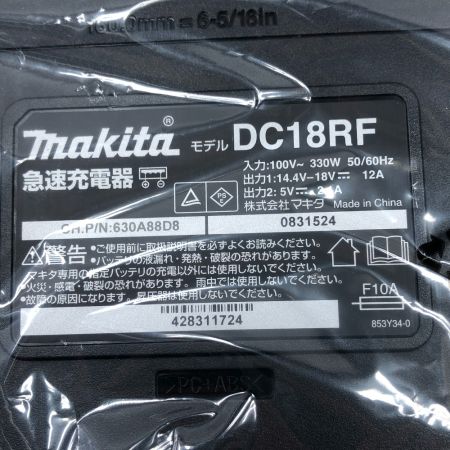  MAKITA マキタ 工具関連用品 充電器 未使用品(S) 本体のみ DC18RF ブラック