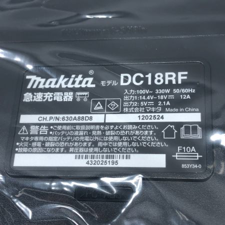  MAKITA マキタ 工具関連用品 充電器 未使用品(S) 本体のみ DC18RF ブラック