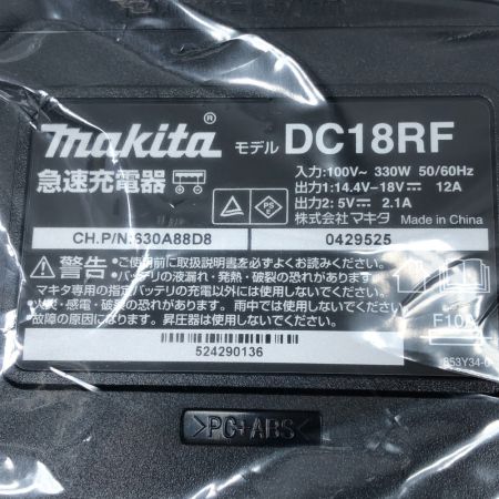  MAKITA マキタ 工具関連用品 充電器 未使用品(S) 本体のみ DC18RF ブラック