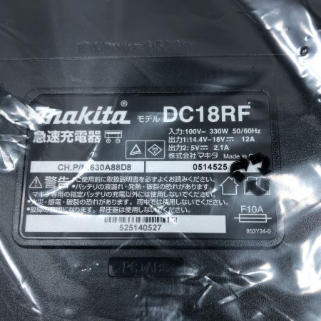  MAKITA マキタ 工具関連用品 急速充電器 未使用品(S) 本体のみ DC18RF ブラック
