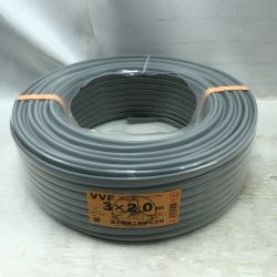 ◇◇ 富士電線工業 工具 電材 VVFケーブル 未使用品(S) 3芯 2.0mm×100m 2025年10月(令和7年) Sランク