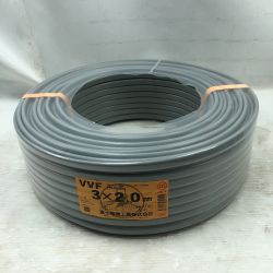 ◇◇ 富士電線工業 工具 電材 VVFケーブル 未使用品(S) 3芯 2.0mm×100m 2025年10月(令和7年) Sランク