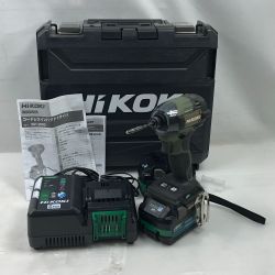 ◇◇ HiKOKI ハイコーキ 締め付け工具 インパクトドライバ 付属品完備 コードレス式 WH36DD イエロー Cランク