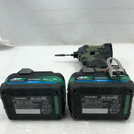  HiKOKI ハイコーキ 締め付け工具 インパクトドライバ 付属品完備 コードレス式 WH36DD イエロー