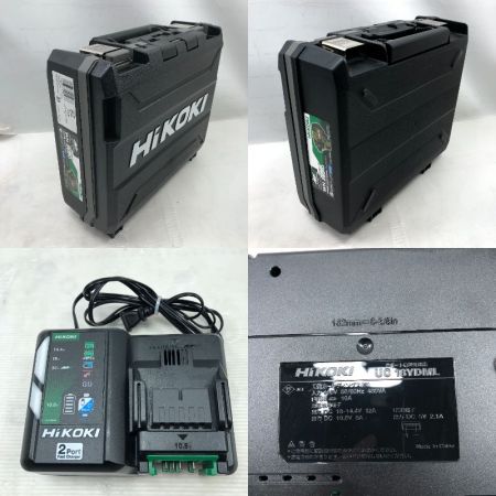  HiKOKI ハイコーキ 締め付け工具 インパクトドライバ 付属品完備 コードレス式 WH36DD イエロー