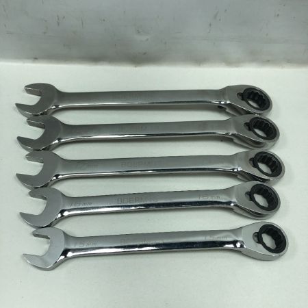  Blue Point 工具 ハンドツール ラチェットレンチ 12個セット BOERM シルバー