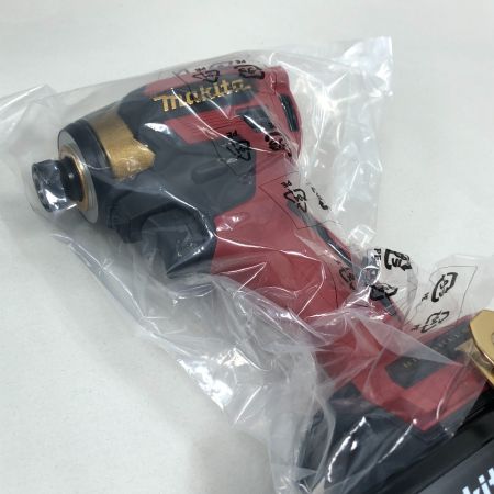  MAKITA マキタ 締め付け工具 インパクトドライバ 未使用品(S) 付属品完備 コードレス式 TD173DGXPR レッド