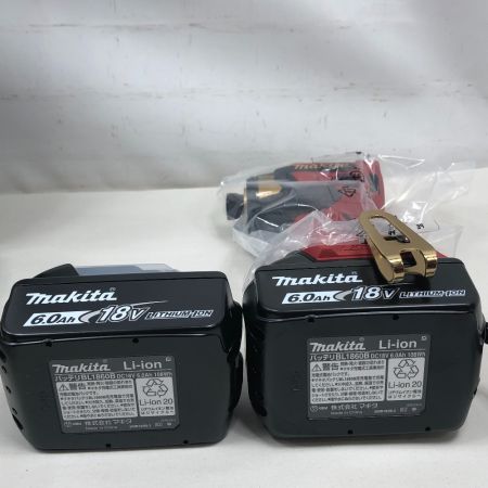  MAKITA マキタ 締め付け工具 インパクトドライバ 未使用品(S) 付属品完備 コードレス式 TD173DGXPR レッド