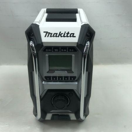 MAKITA マキタ 工具関連用品 バッテリー式ラジオ 現場ラジオ 未使用品(S) 付属品完備 コードレス式 40v MR001GZW ホワイト