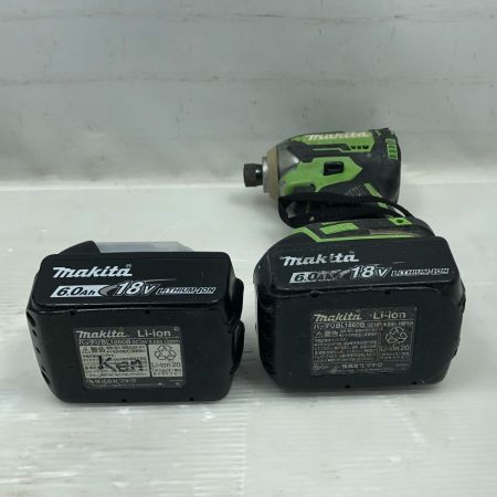  MAKITA マキタ 締め付け工具 インパクトドライバ 充電器・充電池2個・ケース付 TD170DRGXL グリーン