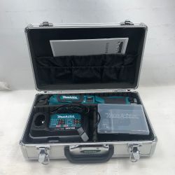 ◇◇ MAKITA マキタ 締め付け工具 インパクトドライバ 充電器・充電池2個・ケース付 TD022DSHX ブルー Cランク