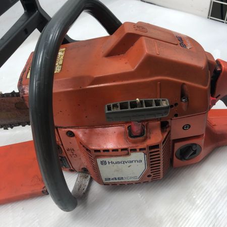  Husqvarna ハスクバーナ 切断工具 チェーンソー 本体のみ 2サイクル 242XP オレンジ