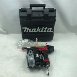 ◇◇ MAKITA マキタ 工具 エアツール エア釘打ち 高圧 ケース付 AR412HR レッド Cランク