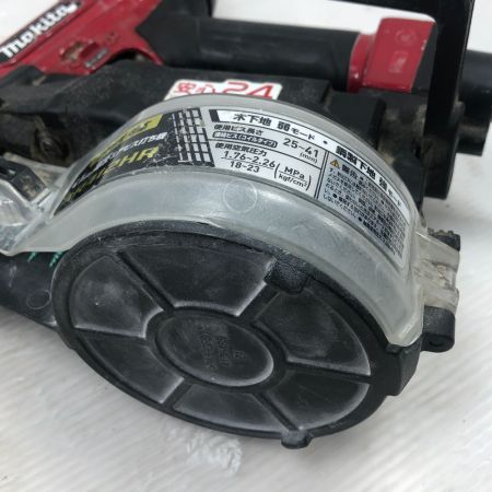  MAKITA マキタ 工具 エアツール エア釘打ち 高圧 ケース付 AR412HR レッド