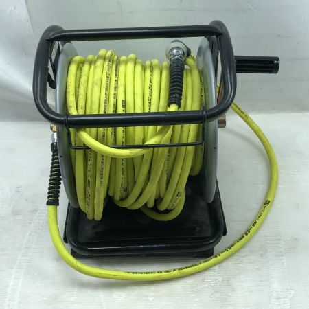  MAX マックス 工具消耗品 エアホースリール 本体のみ 常圧 LHD-RT 黄緑