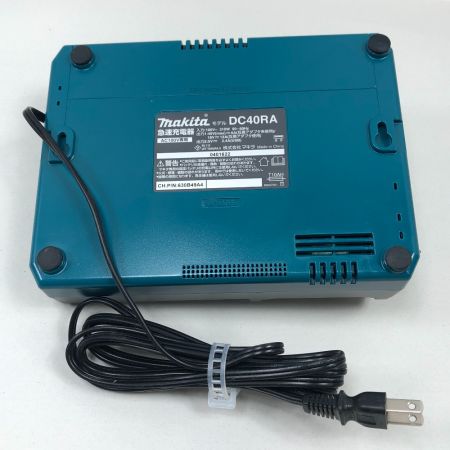  MAKITA マキタ 工具関連用品 急速充電器 程度A 本体のみ DC40RA ブルー
