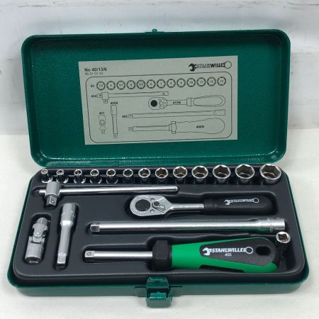  STAHLWILLE スタビレー 工具 ハンドツール ソケットレンチセット グリーン