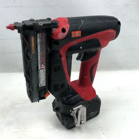  MAX マックス 工具関連用品 充電式ピンネイラ 充電器・充電池2個・ケース付 コードレス式 TJ-35P4 レッド