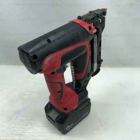  MAX マックス 工具関連用品 充電式ピンネイラ 充電器・充電池2個・ケース付 コードレス式 TJ-35P4 レッド