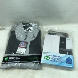 ◇◇ NSP 工具関連用品 空調服 未使用品(S) ファン・バッテリー・服セット コードレス式 Lサイズ NZ-BTPWC グレー Sランク